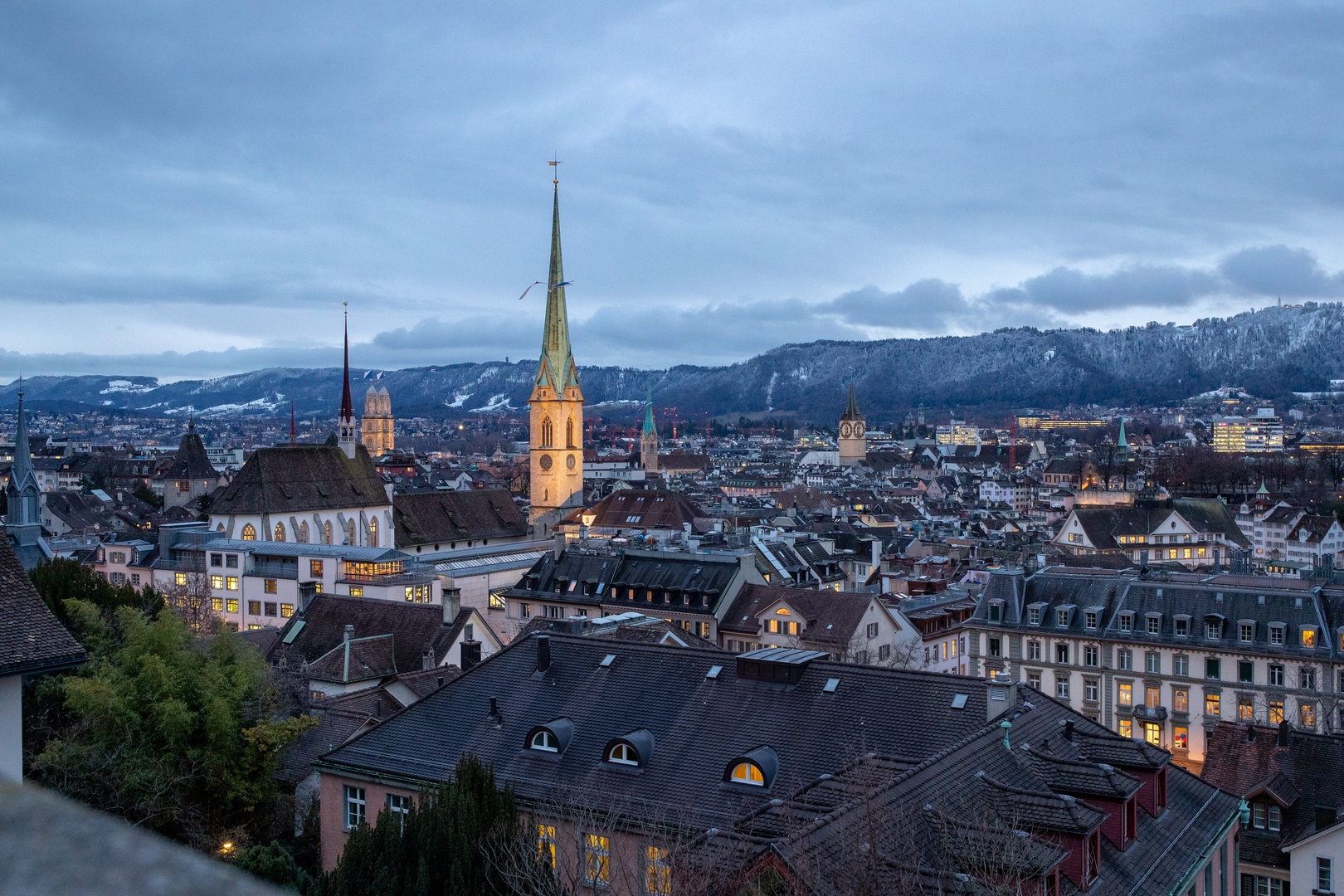 Predigerkirche und Zürich