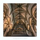 Predigerkirche zu Erfurt " Blick zur Schuke-Orgel, aus meiner Sicht..."