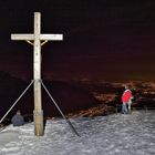 Predigstuhl Gipfel bei Nacht