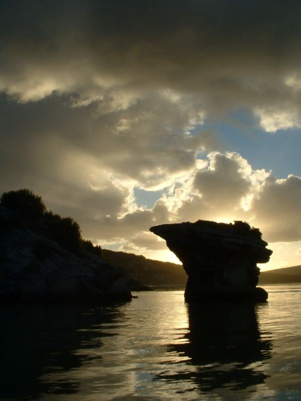 PREEKSTOOL AT SUNSET