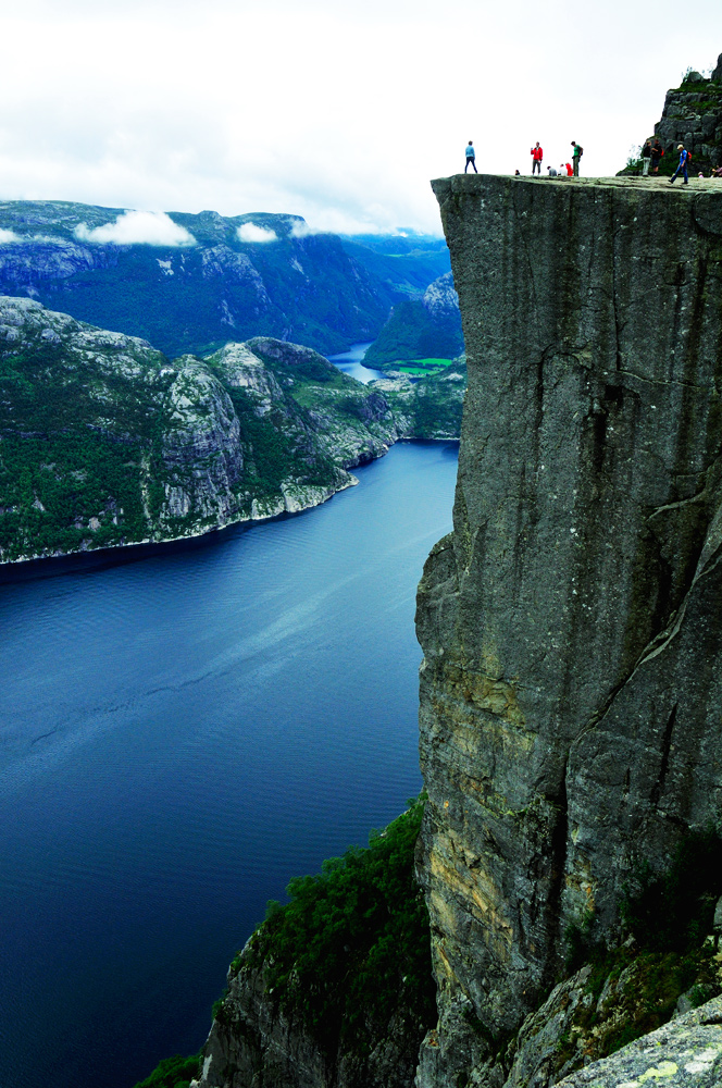 Preikestolen 604 Meter über Null