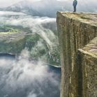 Preikestolen bei Sauwetter