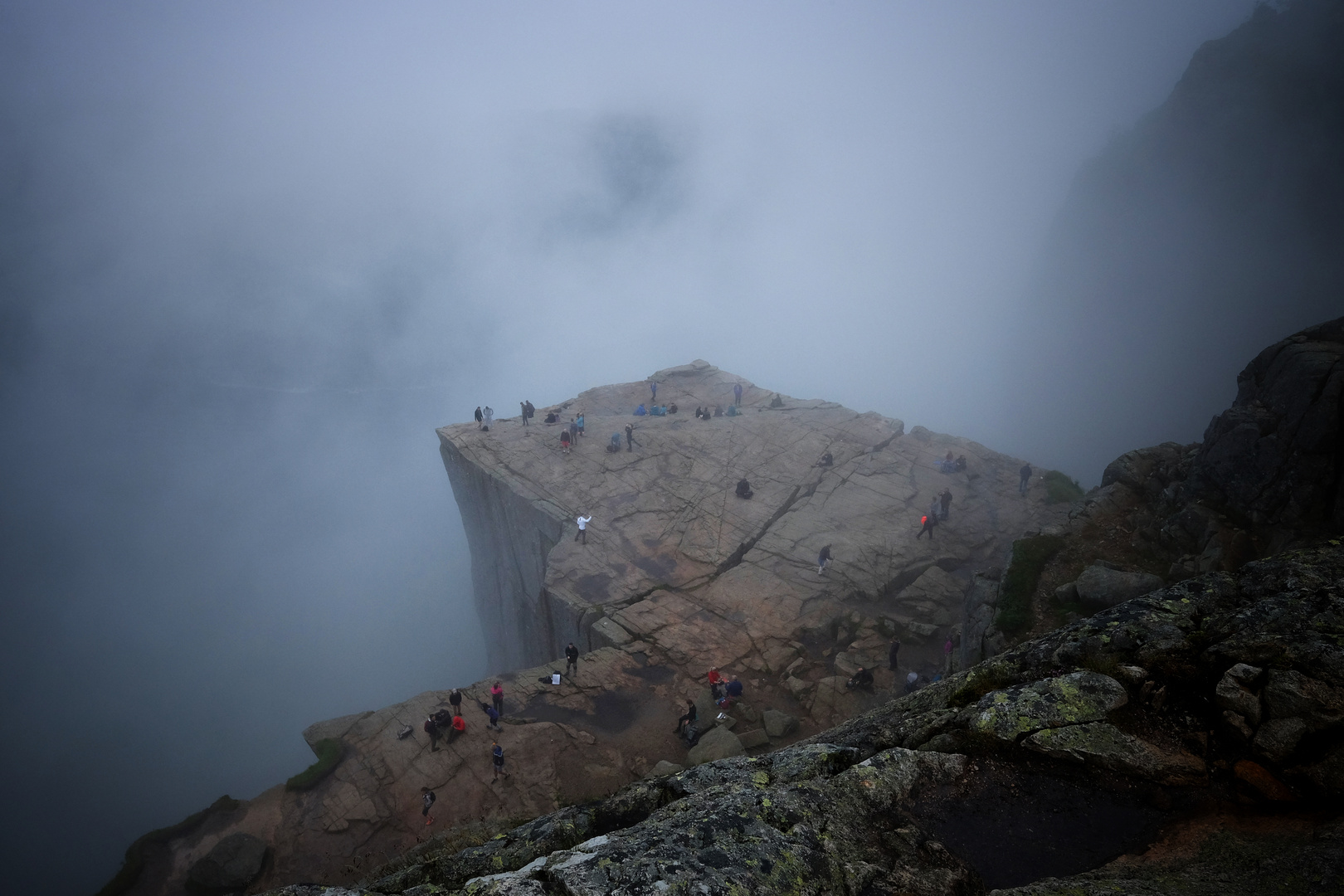 Preikestolen im Nebel #1