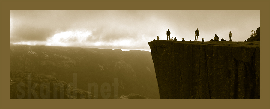 Preikestolen Sepia