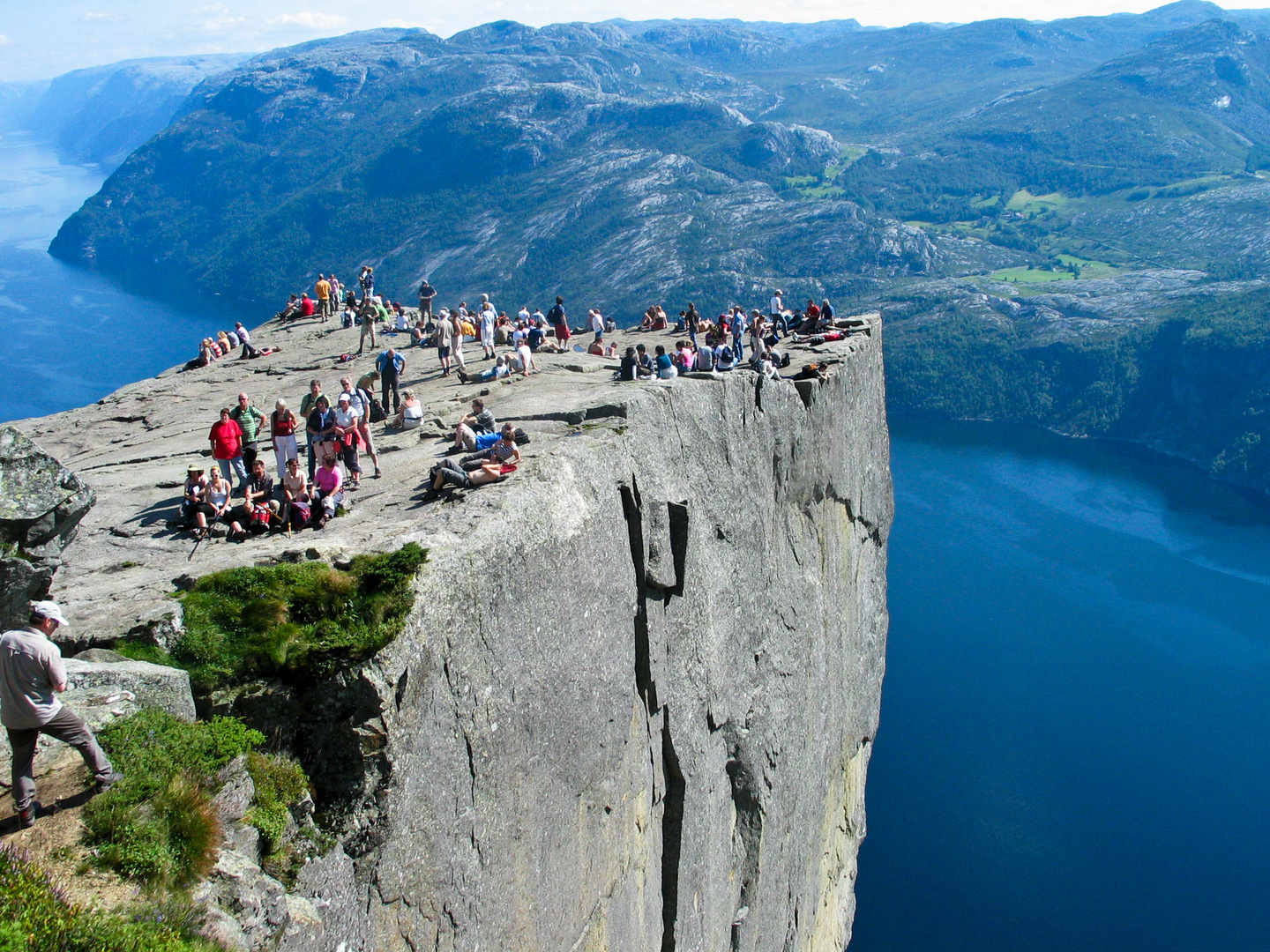 Prekestolen - ganz schön was los