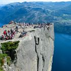 Prekestolen - ganz schön was los