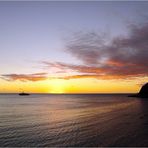 Premier jour, premier coucher de soleil à Nouméa - Erster Tag, erster Sonnenuntergang in Nouméa