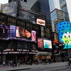 Premiere Ankündigung am Times Square