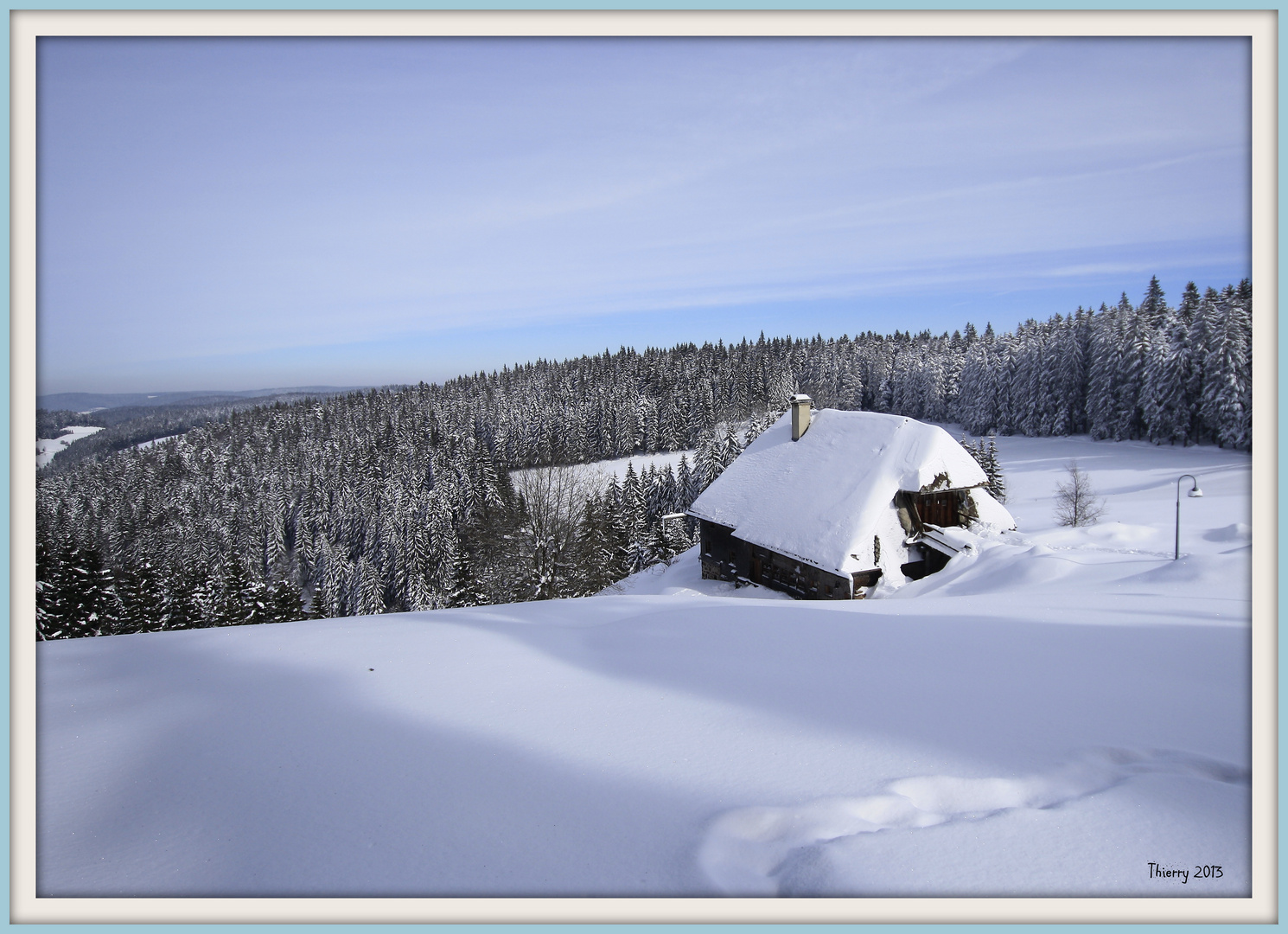 Premiére neige sur la Foret Noire