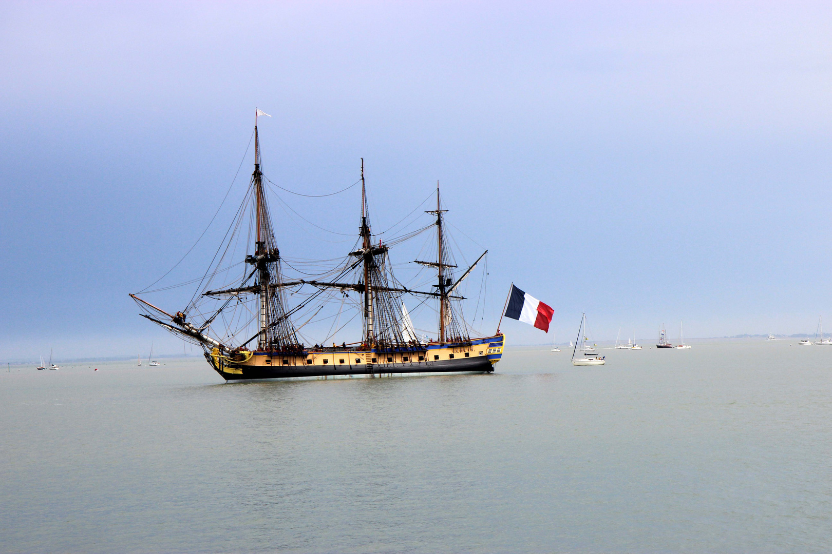 premiere sortie de L'HERMIONE 08 09 2014