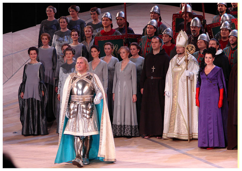 Premiere von "Lohengrin" in der Leipziger Oper und