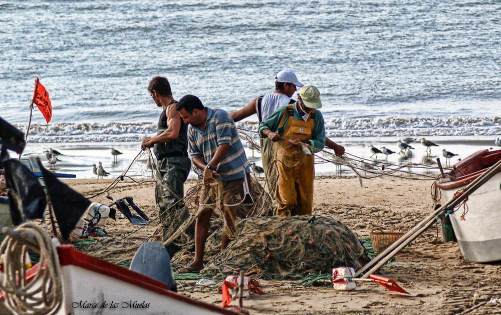 ...preparando el copo...