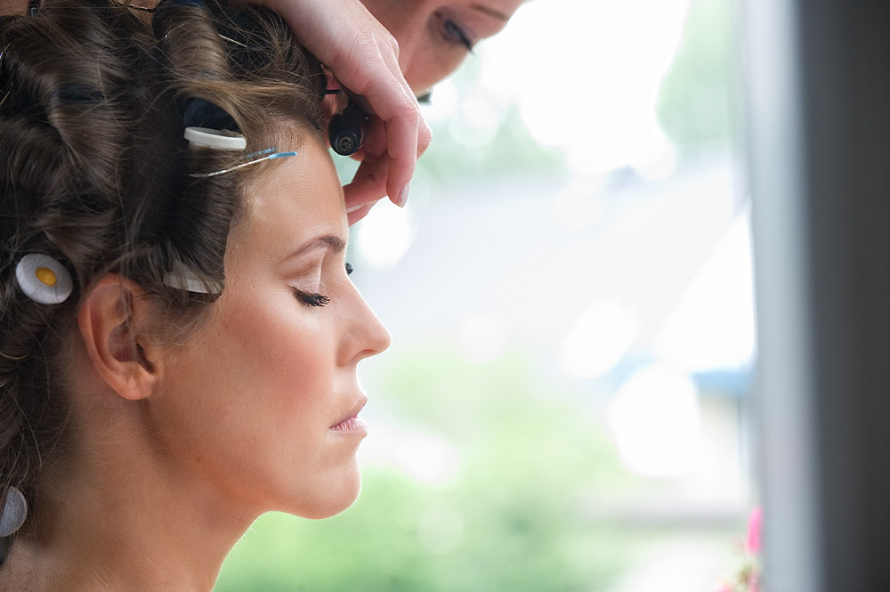 preparation for her wedding