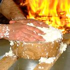 Preparazione artigianale del formaggio - Sardegna