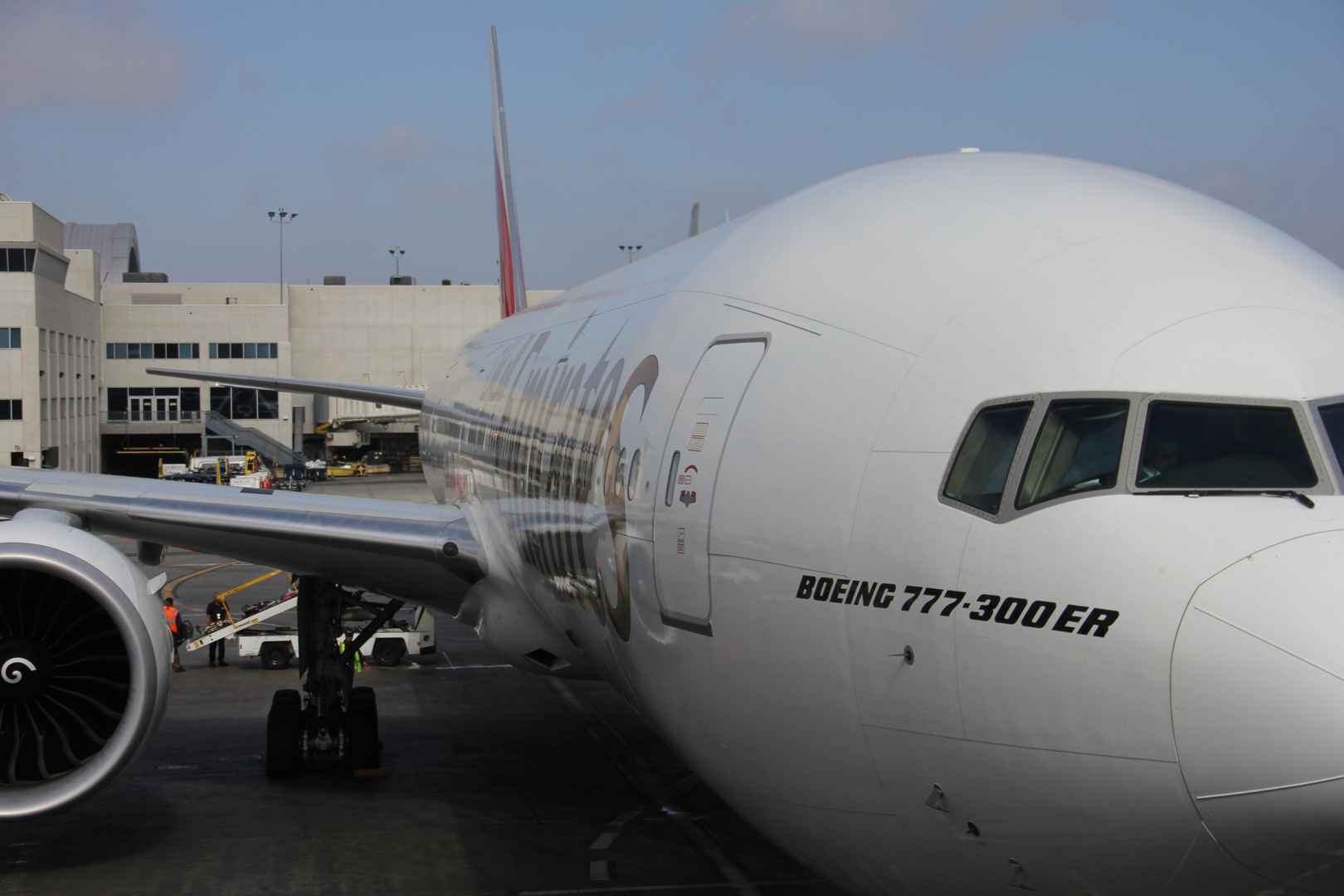 Preparing for push-back on Los Angeles International Airport (LAX)