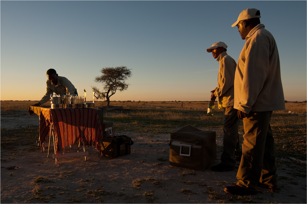 preparing for sundowner