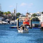 preparing to leave the harbor