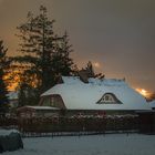 Prerow im letzten Sonnenlicht