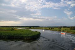 Prerowstrom auf der Halbinsel Darß