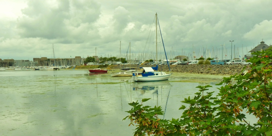 Près du port de Kernevel à Larmor-Plage (Morbihan)