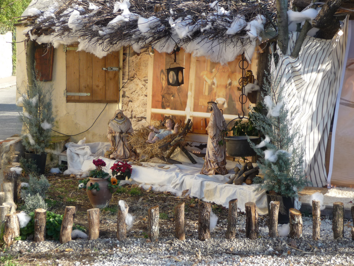 Presepe per strada