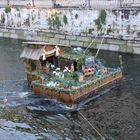 Presepe sul naviglio