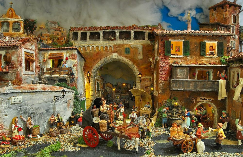 Presepio Romano 2010......il "Borgo" si anima