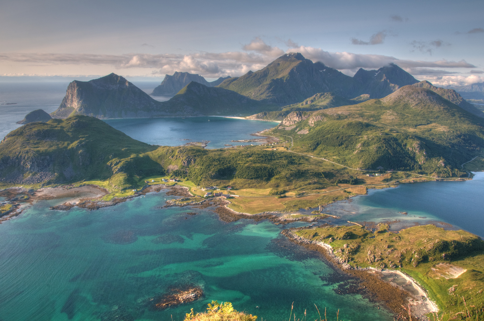 Presqu'île d' Offersøy . Norvège.