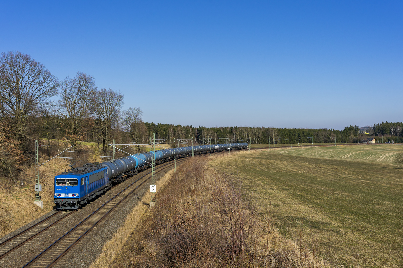  PRESS 155 059 mit Kesselzug in Drochaus