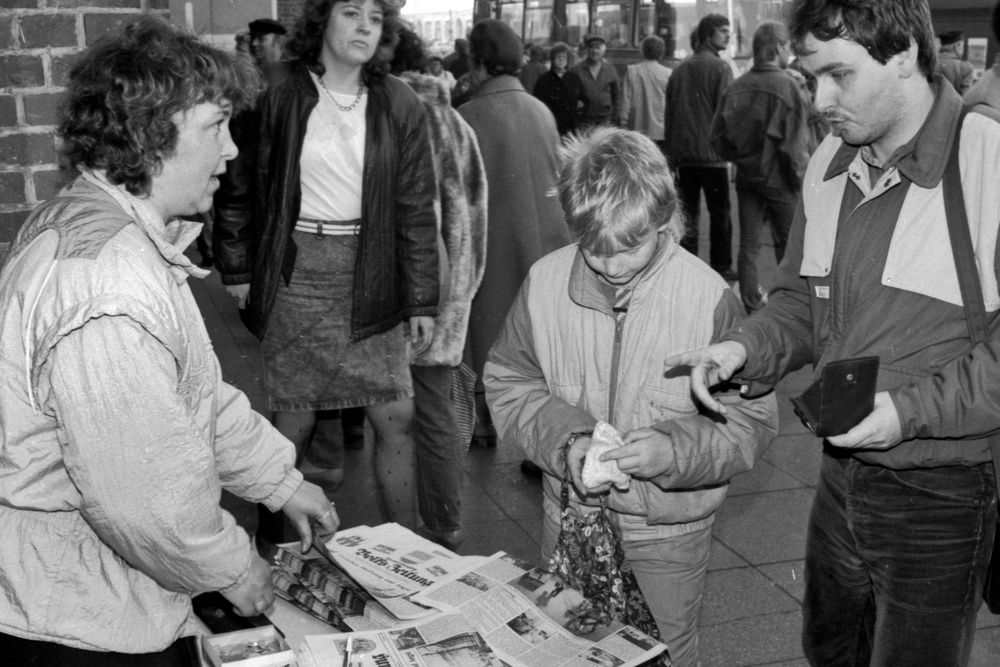 Pressefrühling 1990 in Rostock