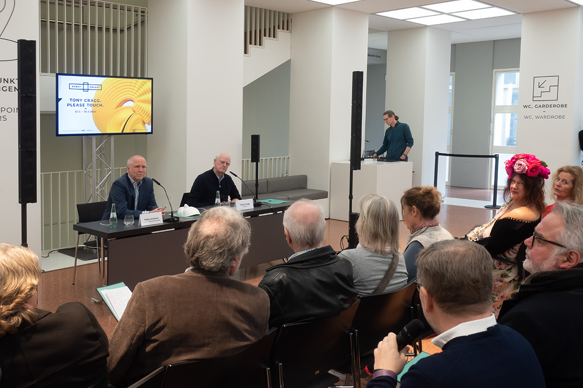 Pressekonferenz von Tony Cragg