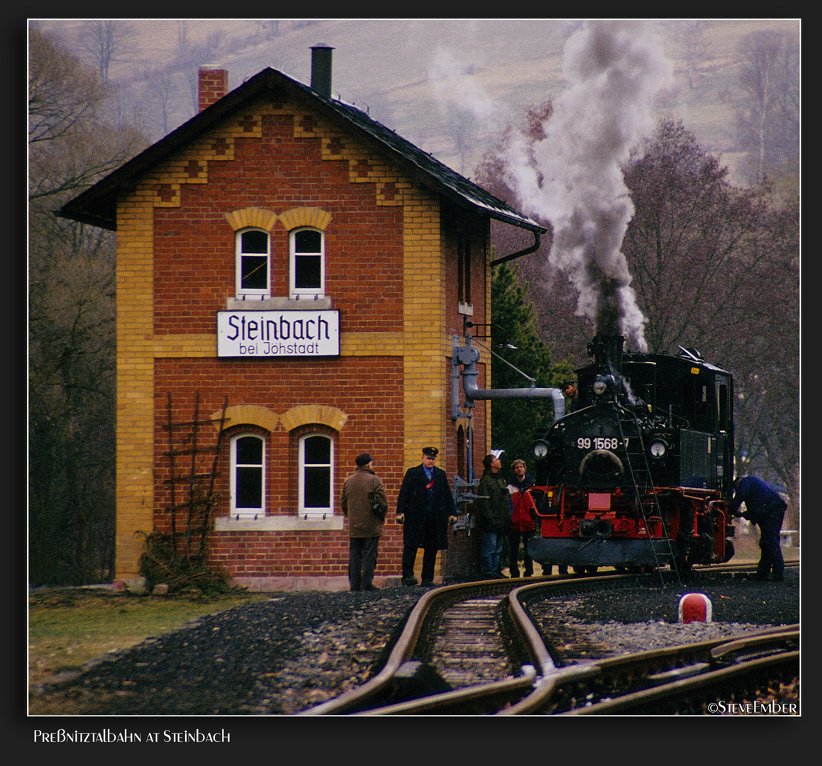 Preßnitztalbahn at Steinbach