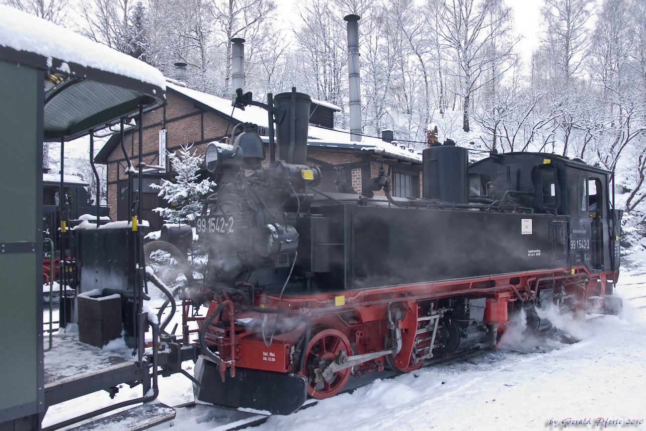 Preßnitztalbahn im Winter...