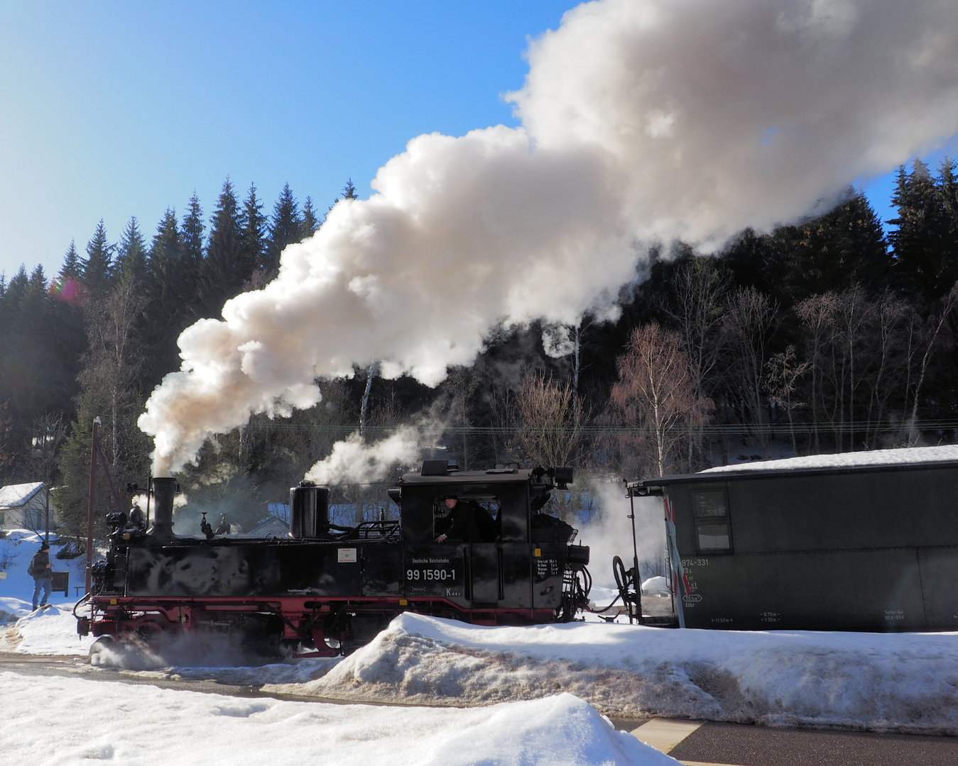 Pressnitztalbahn in Aktion....