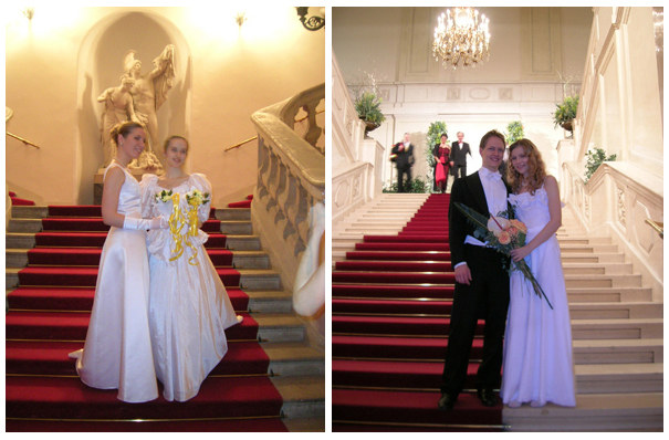 Pretty on the Stairs at the Pharmacie Ball 2005 in Vienna