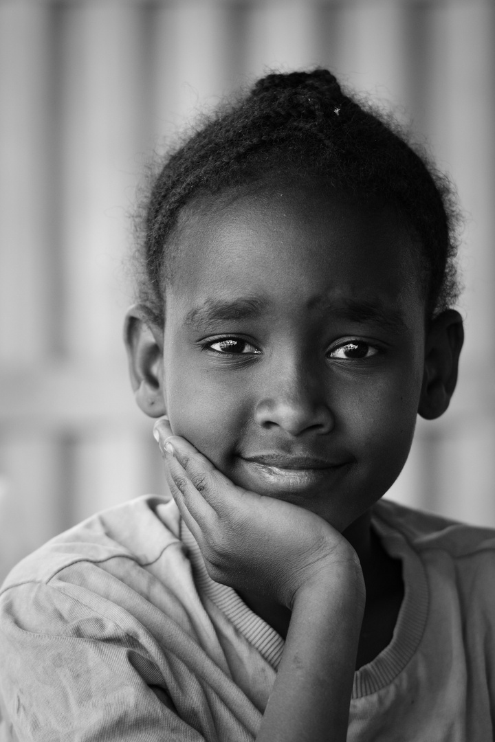 Pretty young girl, Ethiopia, Konso, January 2015