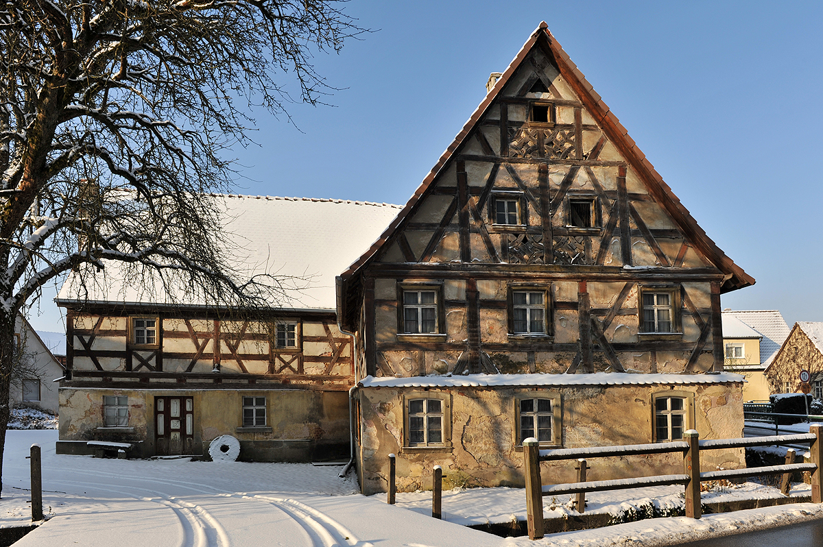 Pretzfelder Mühle im Winter