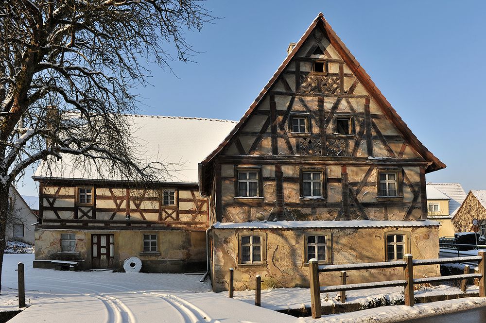 Pretzfelder Mühle im Winter