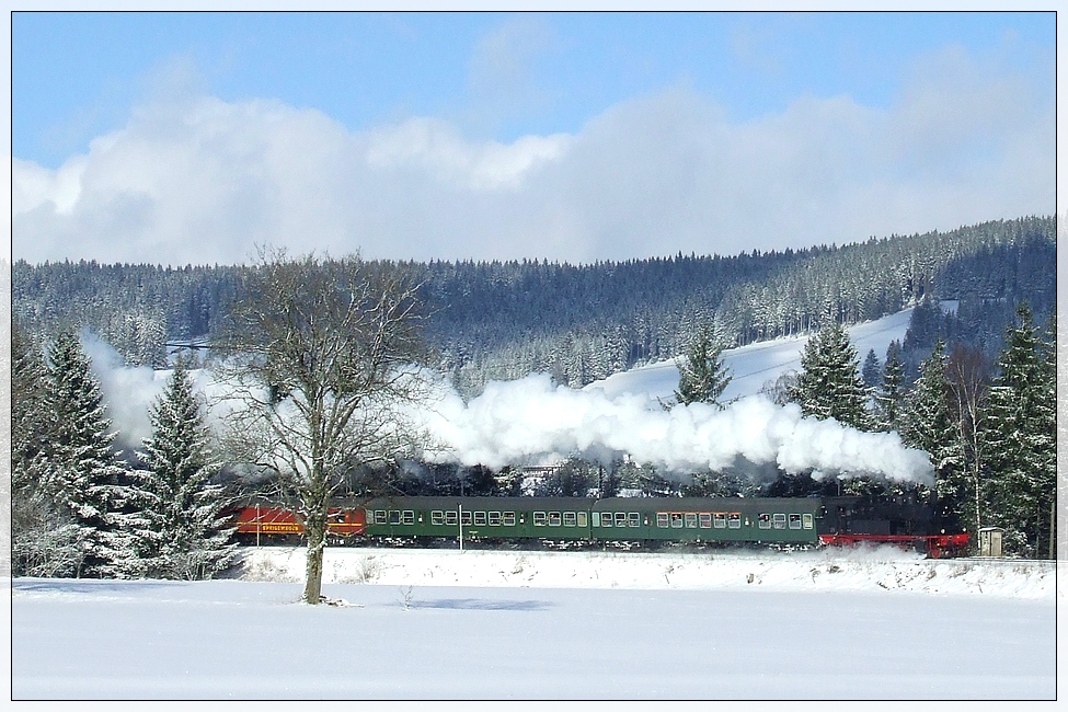 Preußendampf auf der Dreiseenbahn