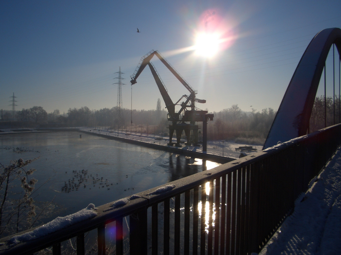 Preussenhafen Januar 2009