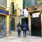 prevalenza di blu nel centro storico di Bari.