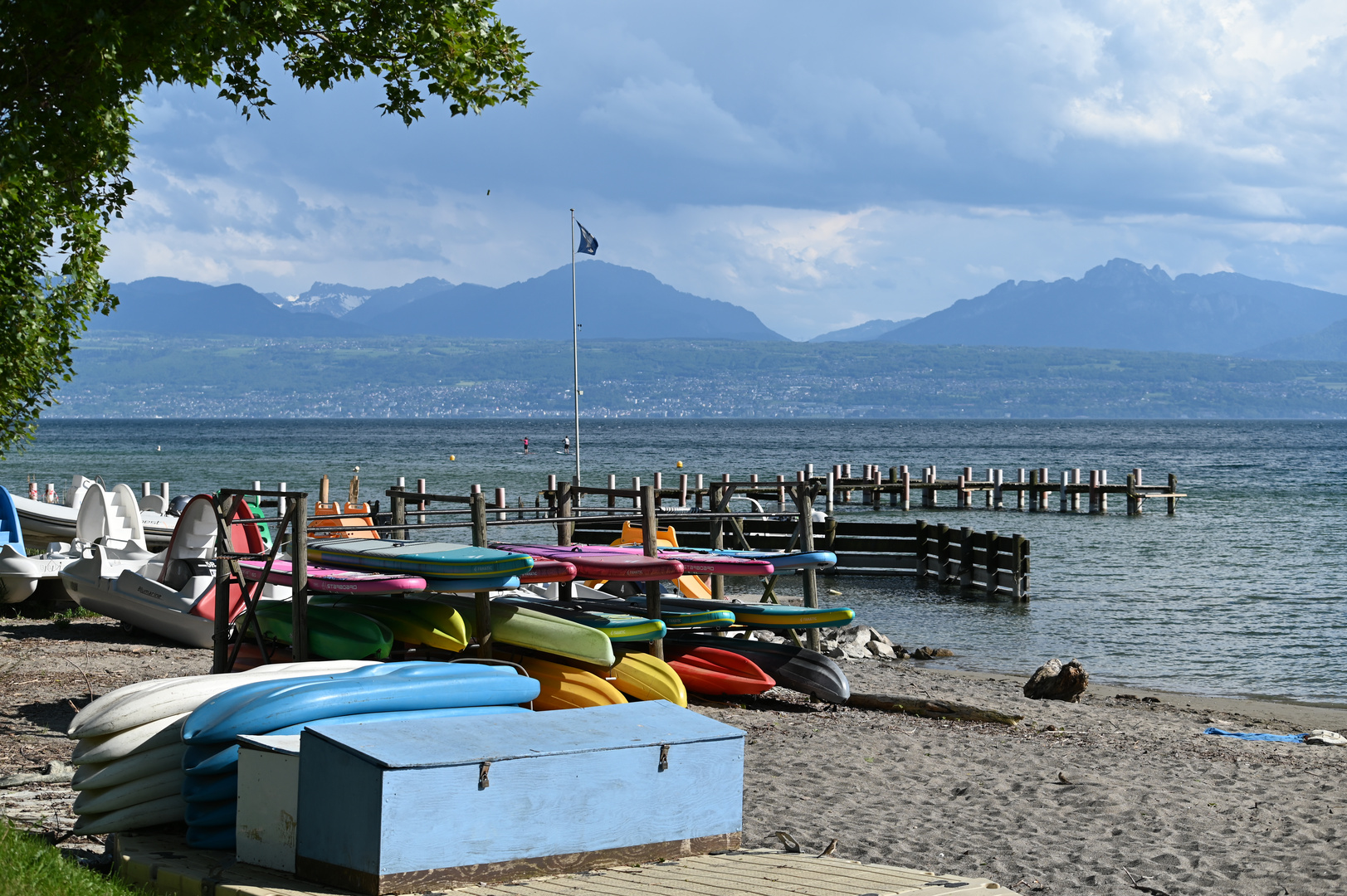 Préverenges Plage, Switzerland.