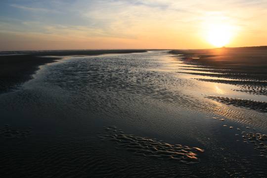 Priel auf Langeoog