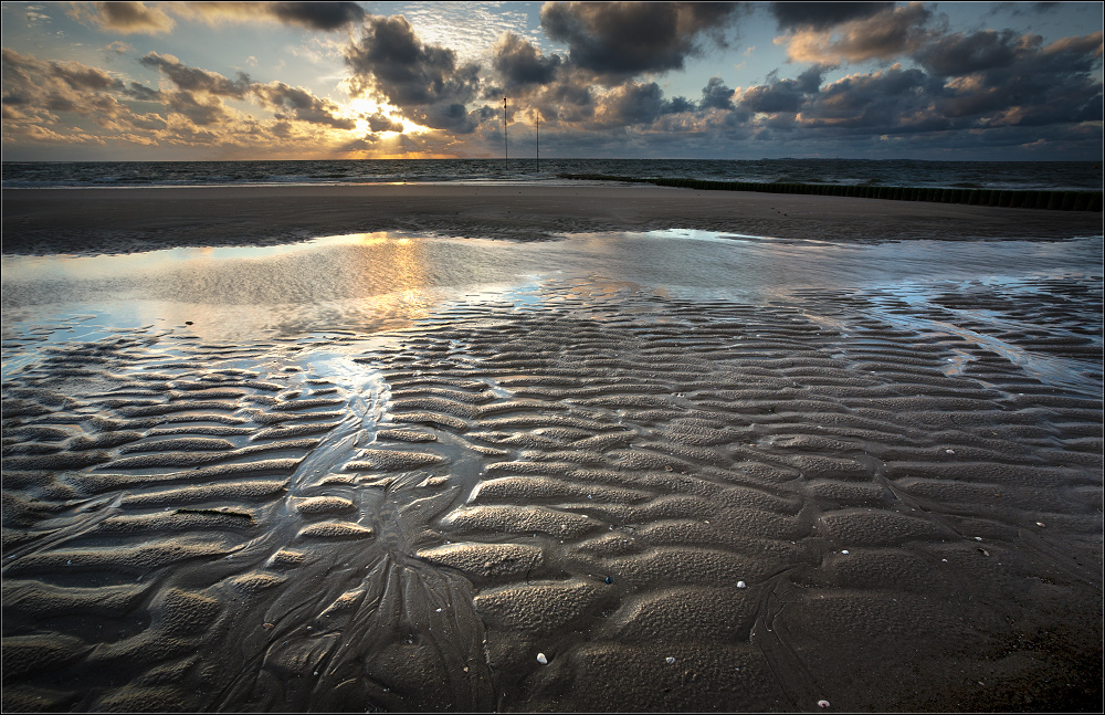 Priel im Abendlicht