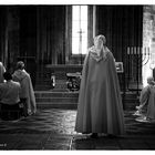 Prière à Mont-Saint Michel