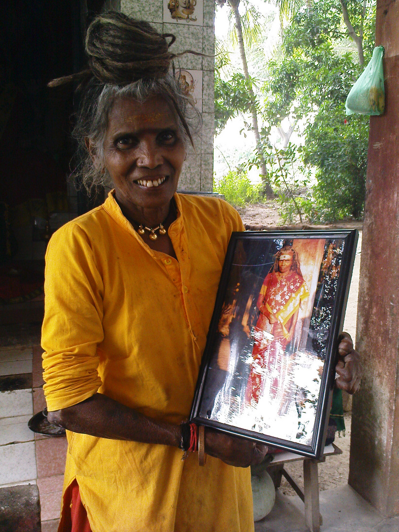 Priestess at a Shakti Temple