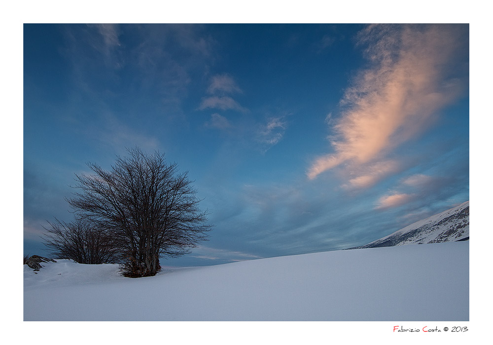 Prima del tramonto sul Morrone