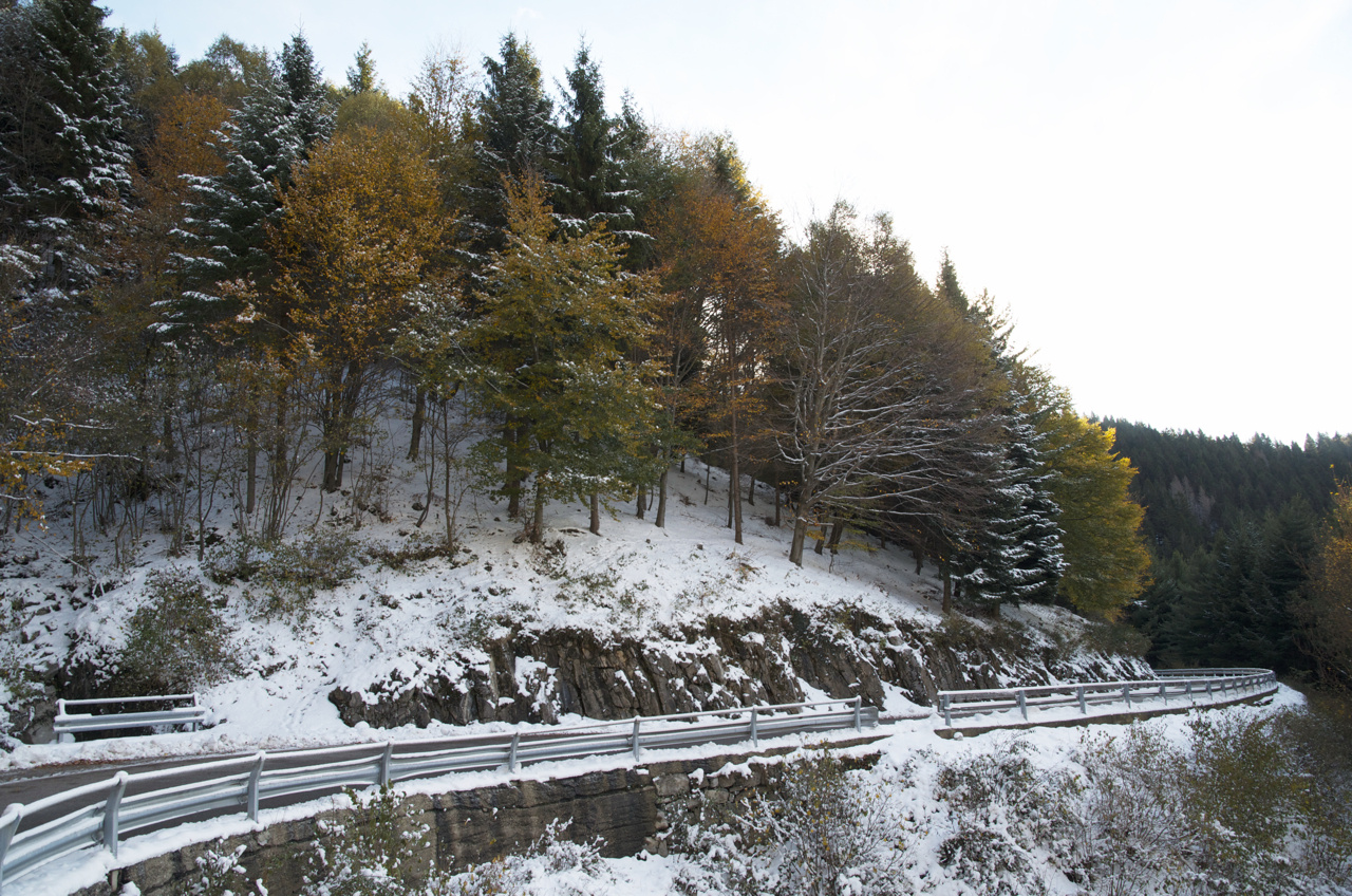 prima neve d'autunno