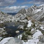 Prima neve sul gruppo della Presanella (Trento)