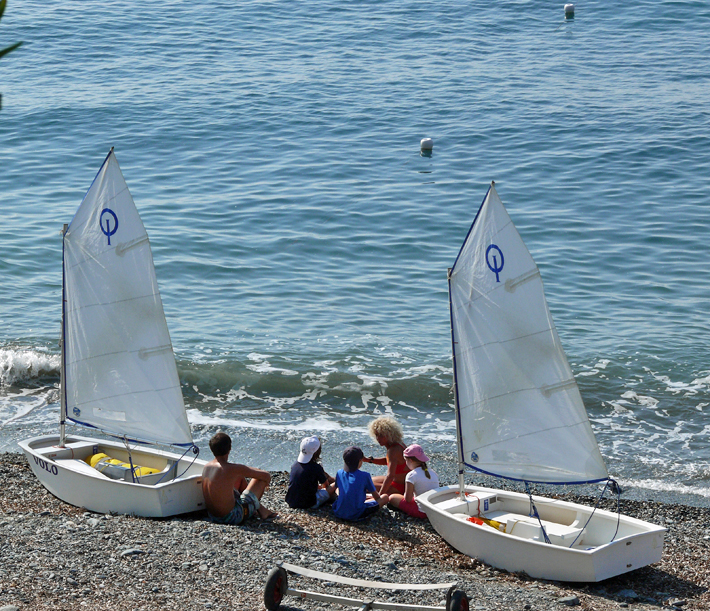 Prime lezioni di vela